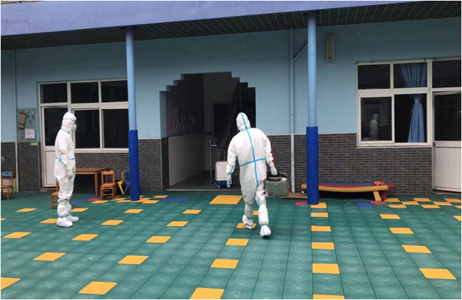 孩子感染了手足口病，学校如何进行卫生消毒服务？